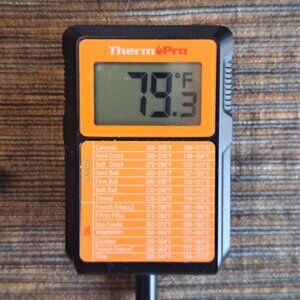 ThermoPro Digital Waterproof Candy  and Oil Thermometer with Pot Clip